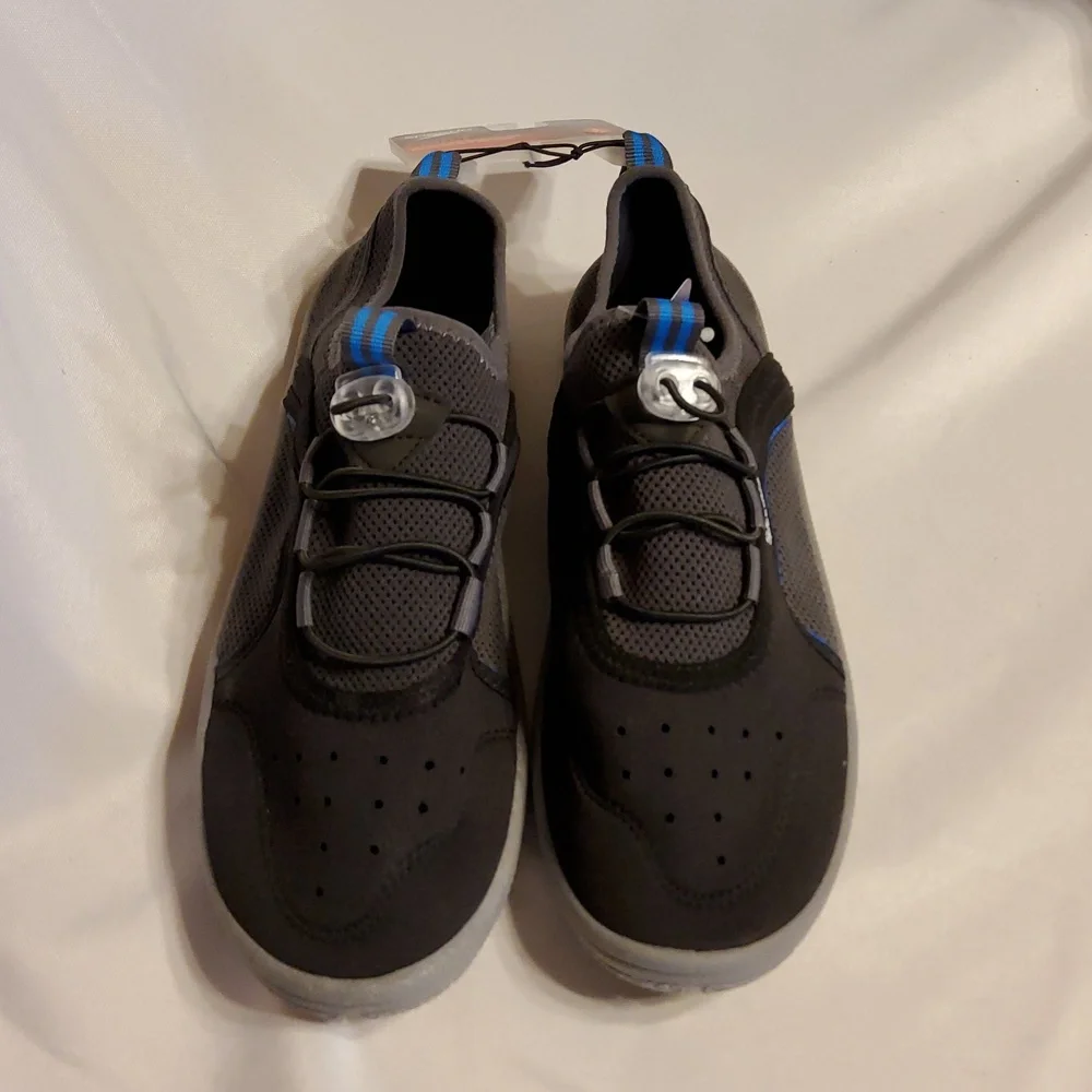 Speedo Men's Surfwalker Water Shoes - Gray/Black - Picture 4 of 6